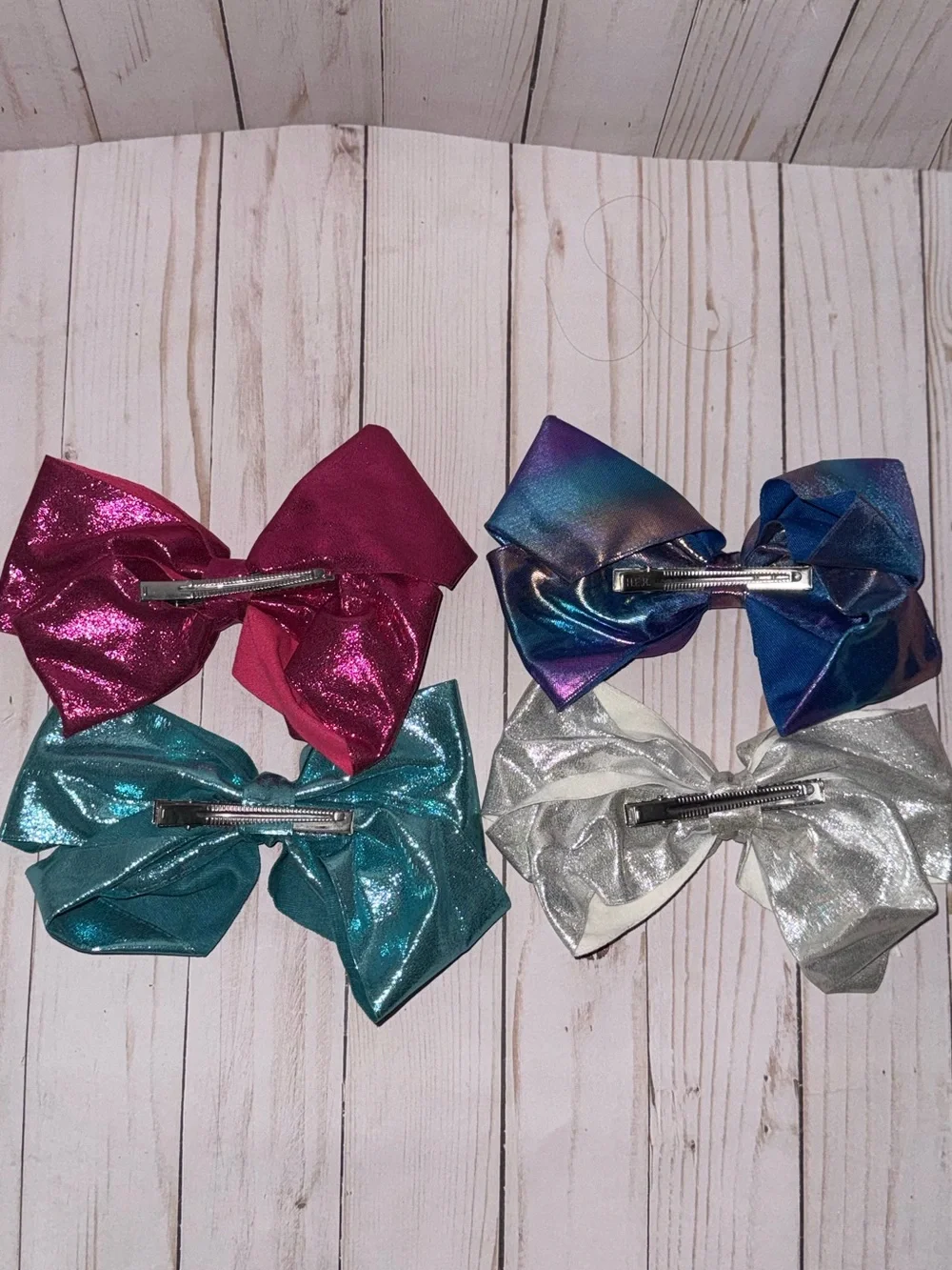 Metallic Jojo Bows